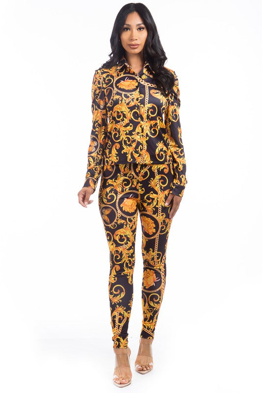 SEXY TWO PIECE PANT SET