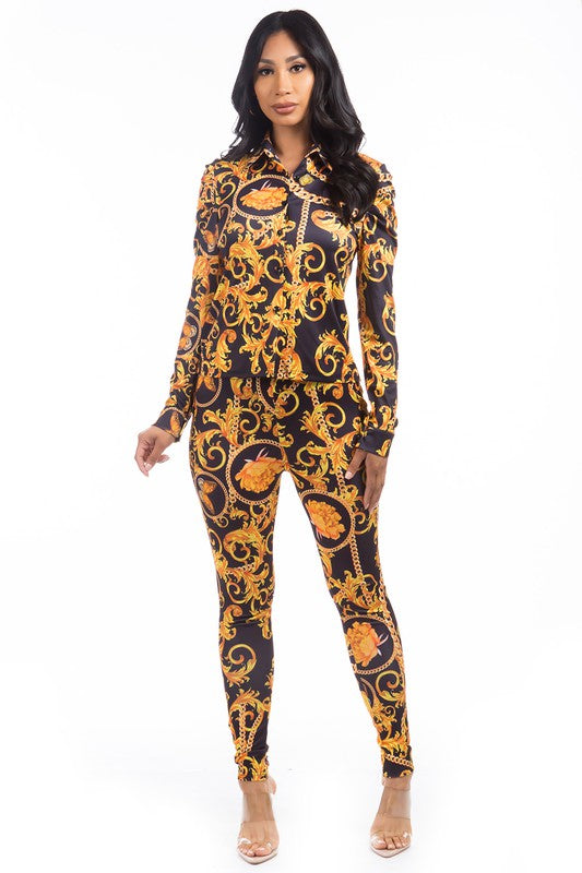 SEXY TWO PIECE PANT SET