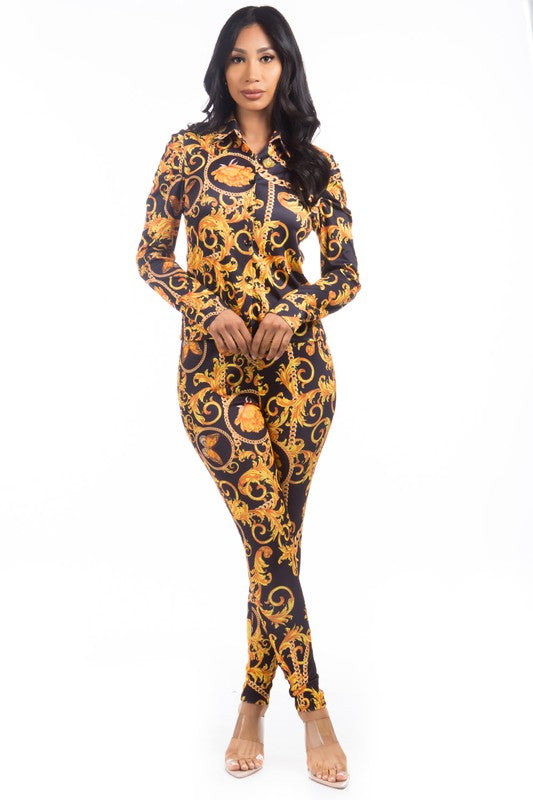 SEXY TWO PIECE PANT SET