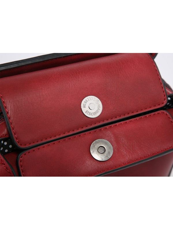 small crossbody bag triple multipockets