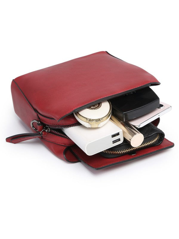 small crossbody bag triple multipockets