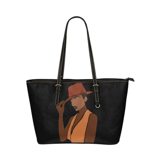 Adieu Faux Leather Large Tote Bag