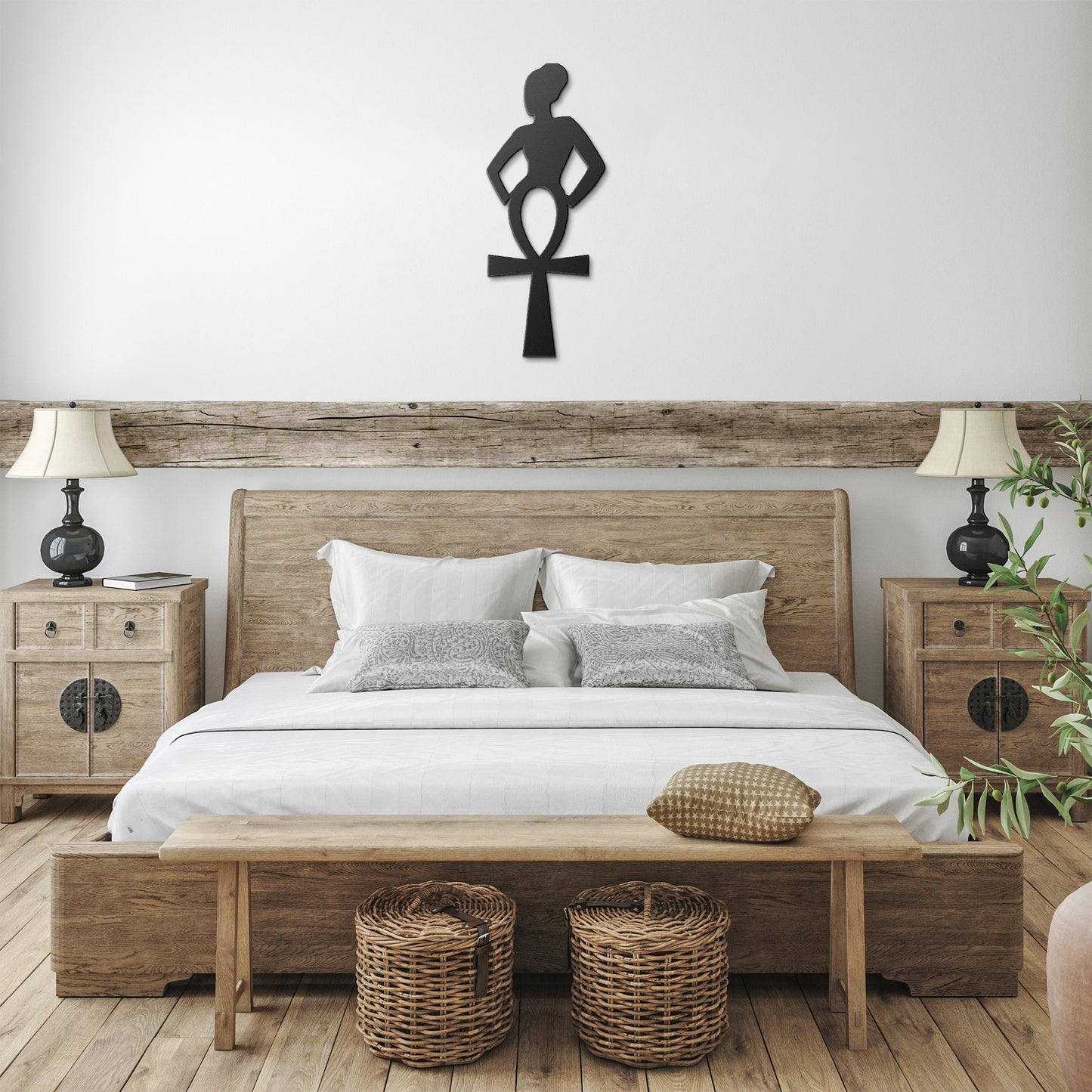 Ankh Diva Metal Wall Art