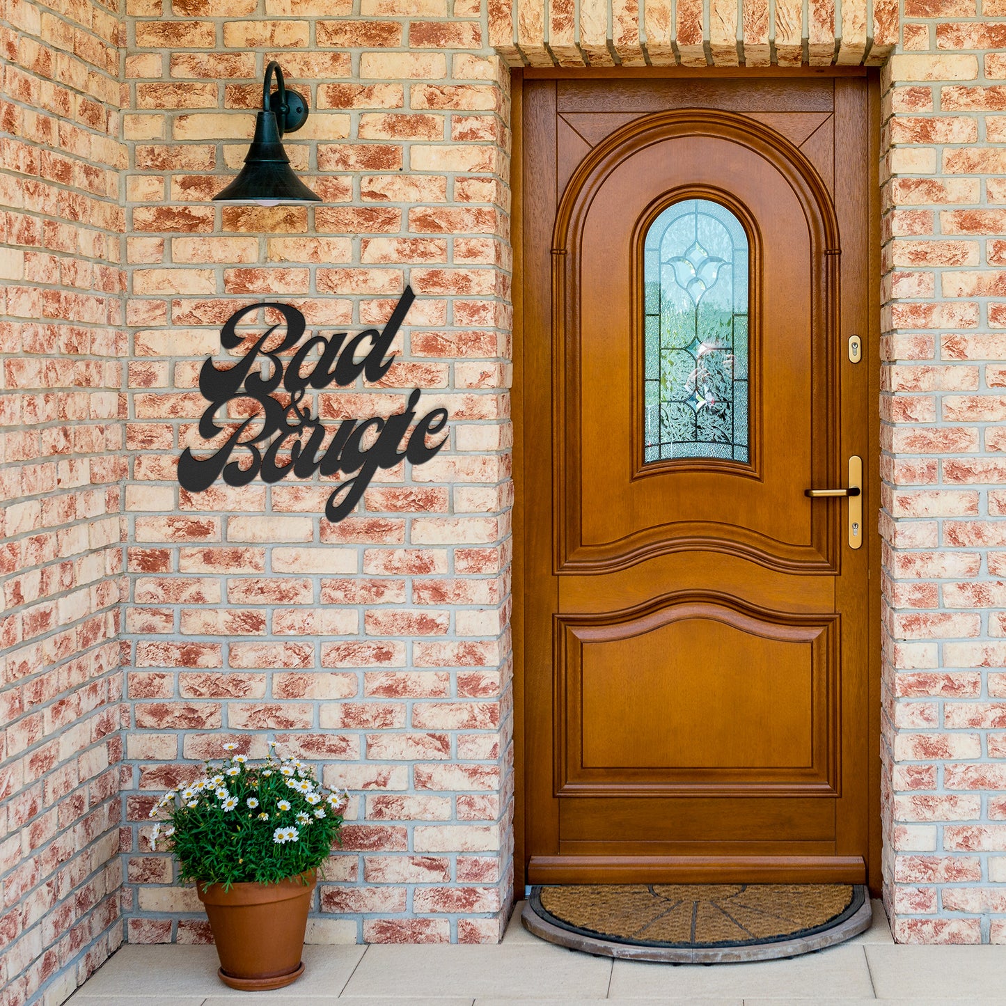 Bad 'n Bougie Metal Wall Art