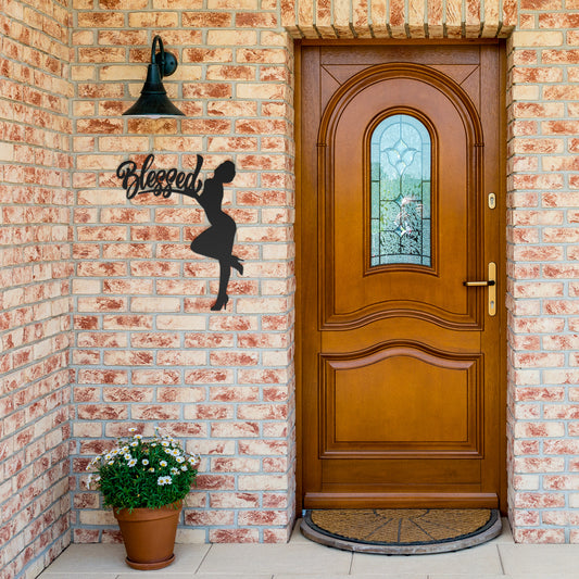 Blessed Lady Metal Wall Art