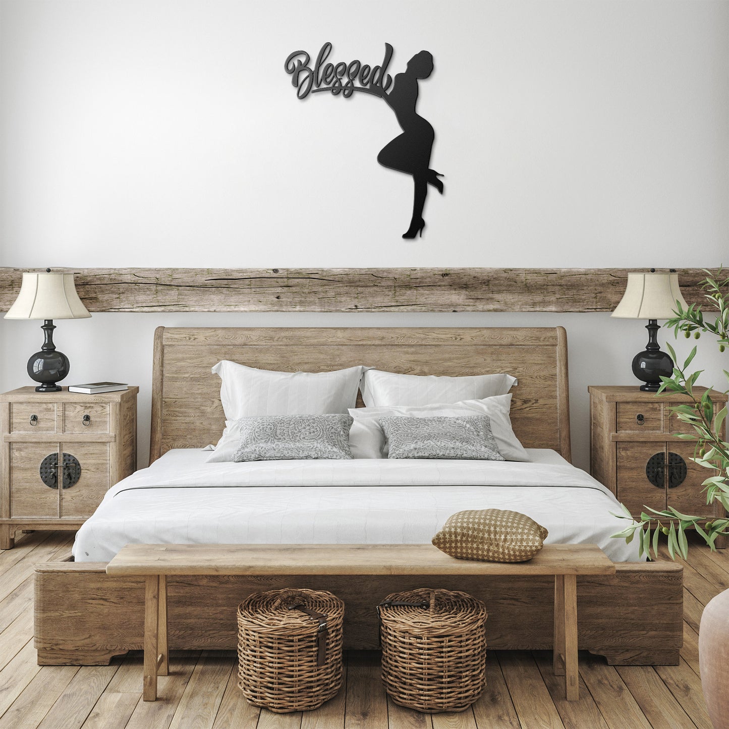 Blessed Lady Metal Wall Art