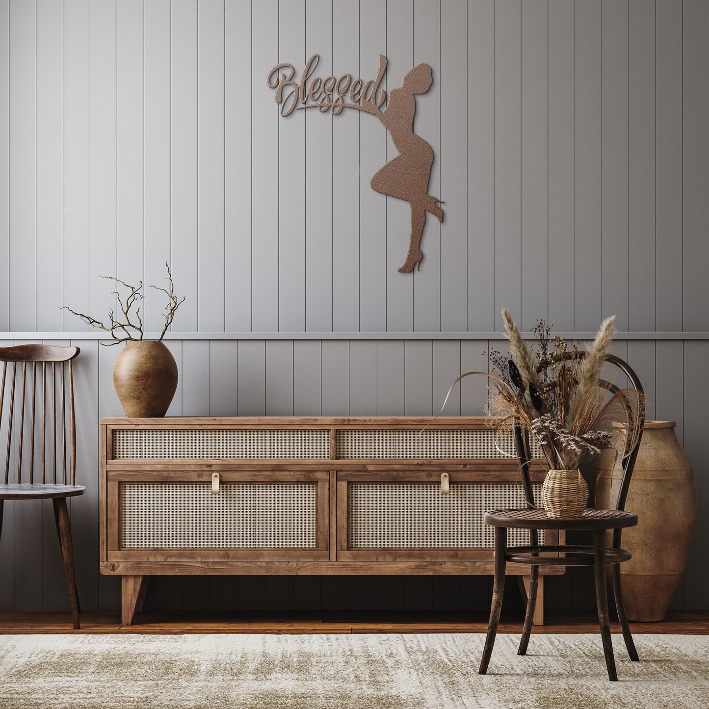 Blessed Lady Metal Wall Art