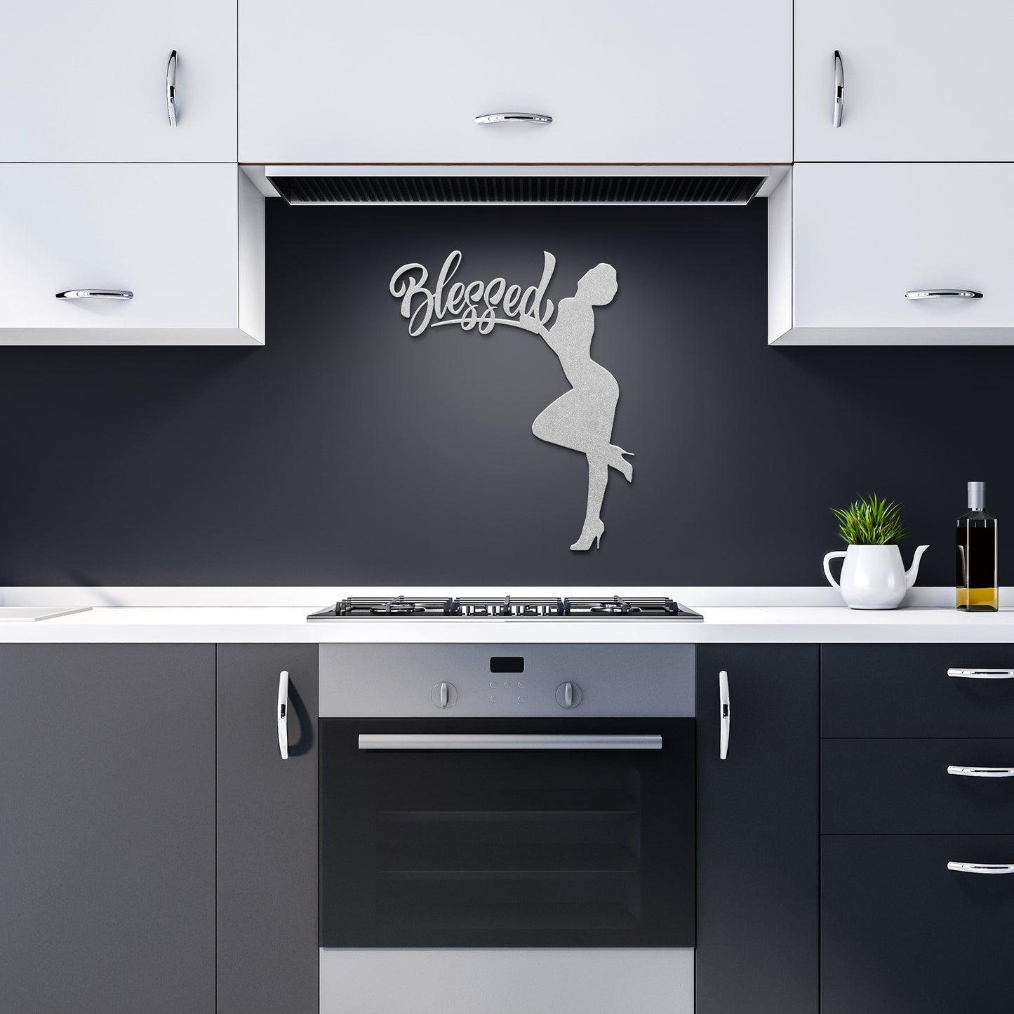 Blessed Lady Metal Wall Art