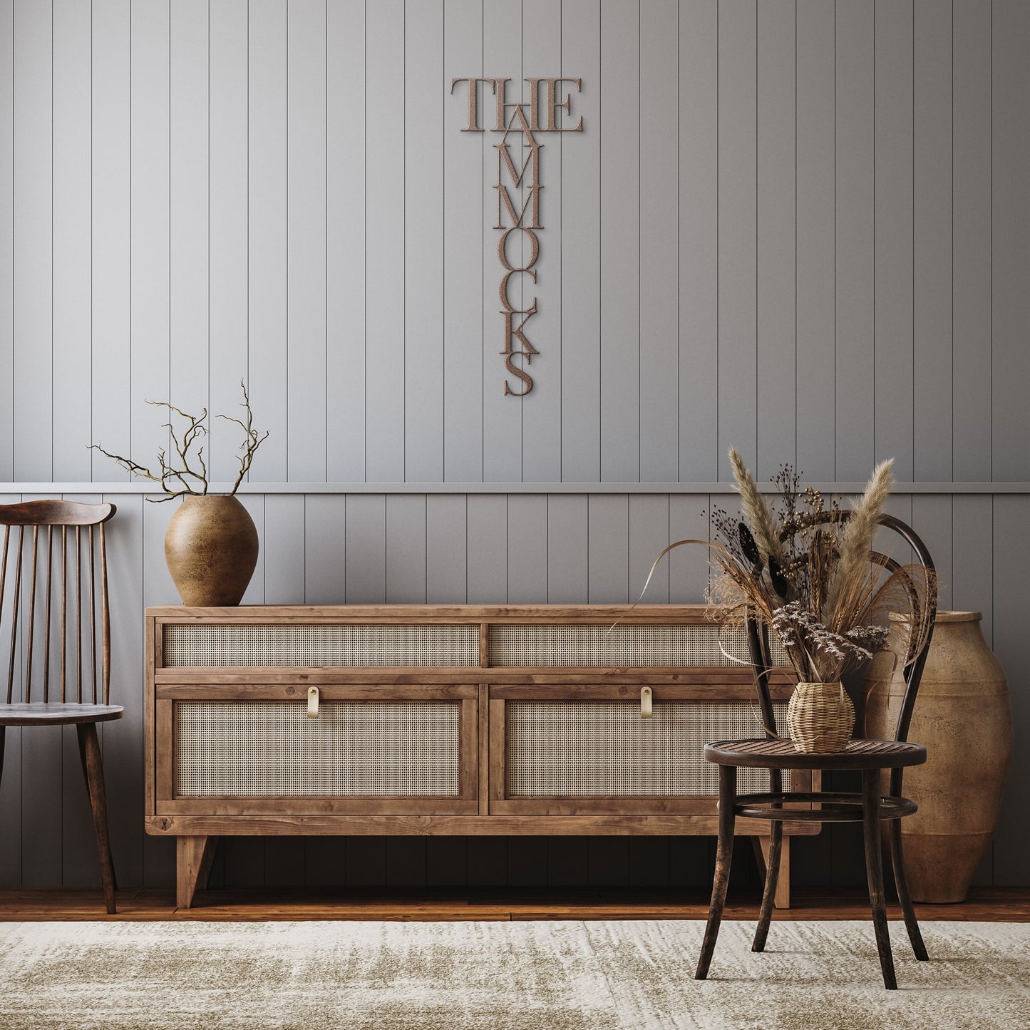 Custom Name 6x16 Inch Metal Wall Art