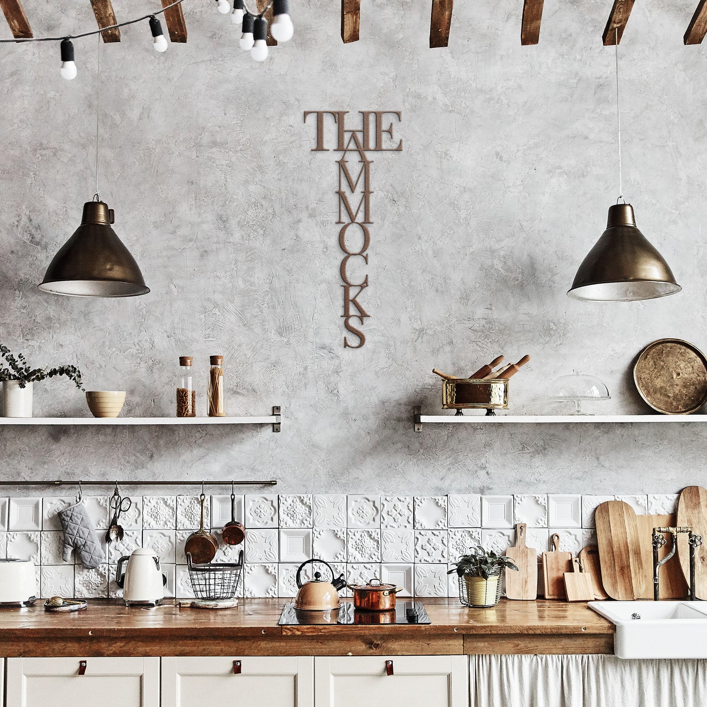 Custom Name 6x16 Inch Metal Wall Art