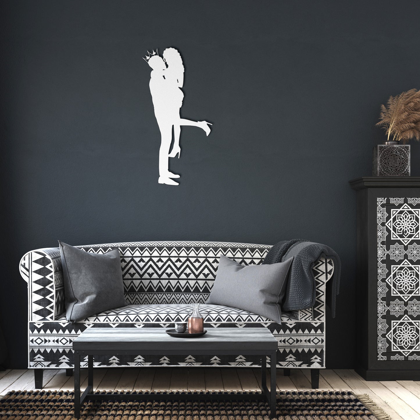 Love in the Air Metal Wall Art