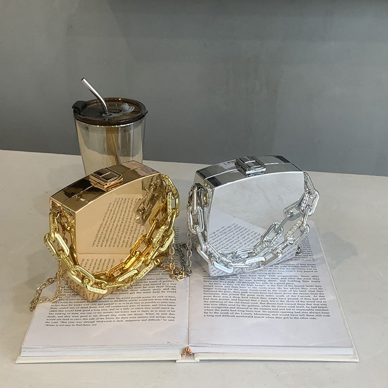 Square Crossbody Buckle Evening Purse