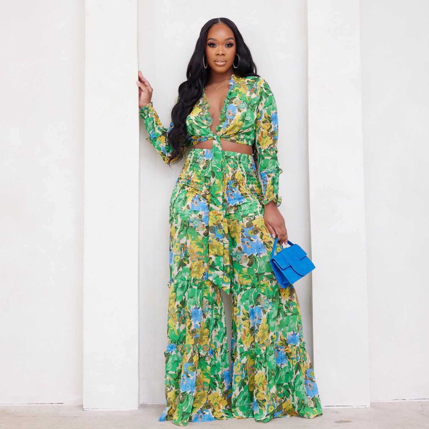 Boho Bougie Wide-Leg 2-pc Set