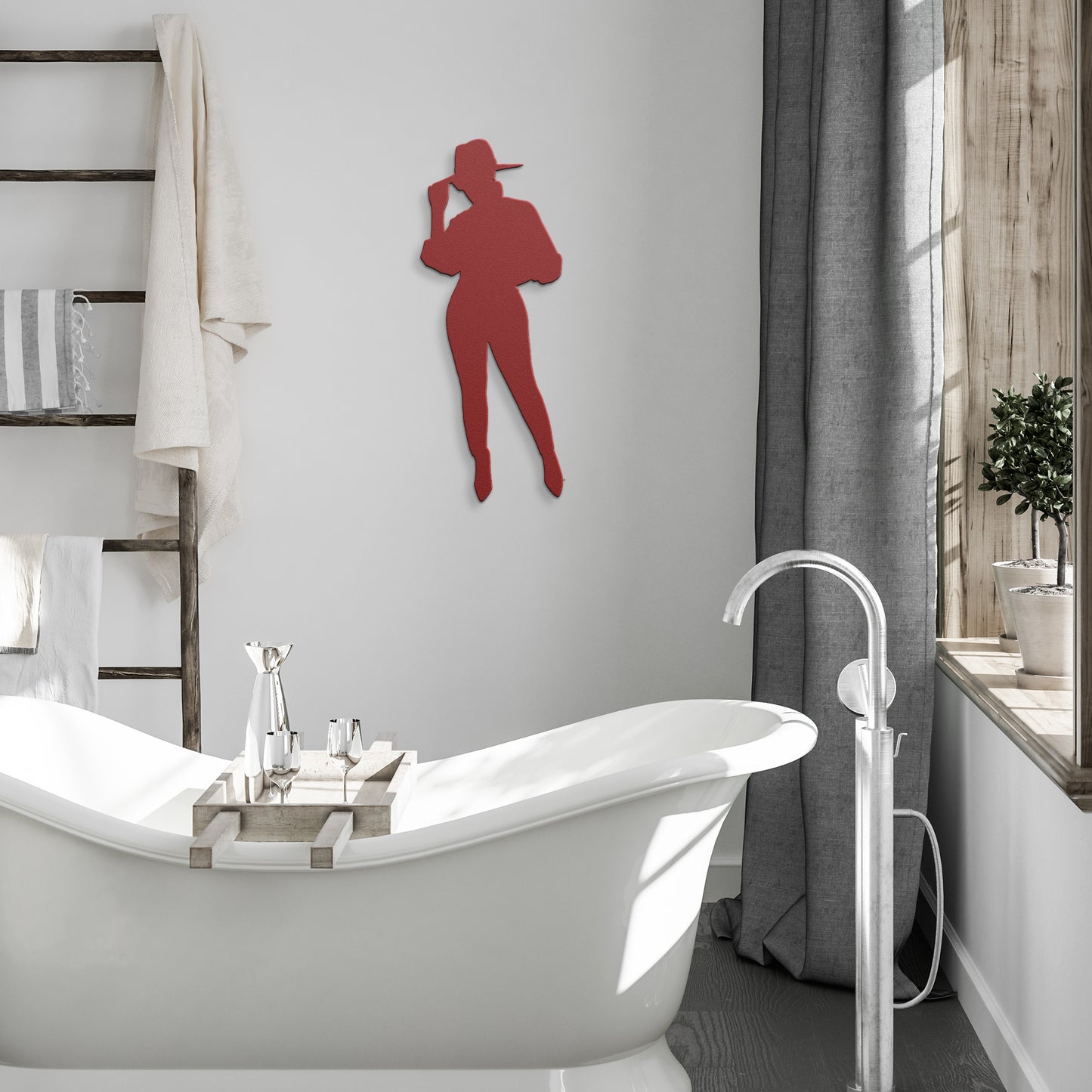 Sophisticated Lady Metal Wall Art