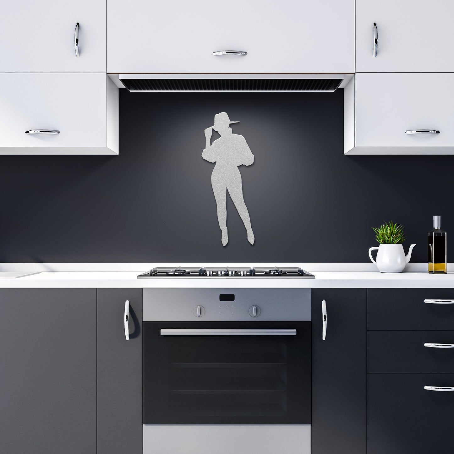 Sophisticated Lady Metal Wall Art