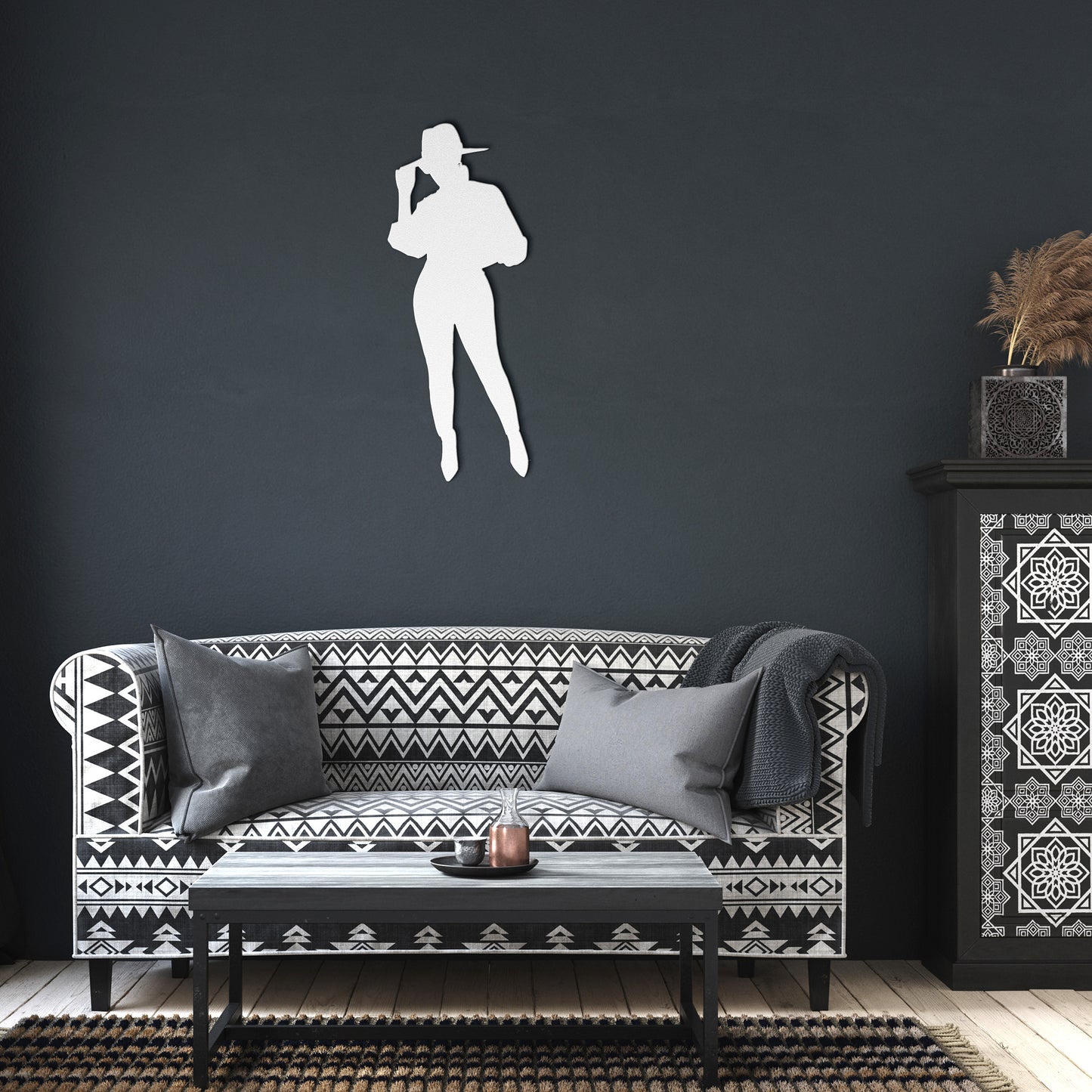 Sophisticated Lady Metal Wall Art