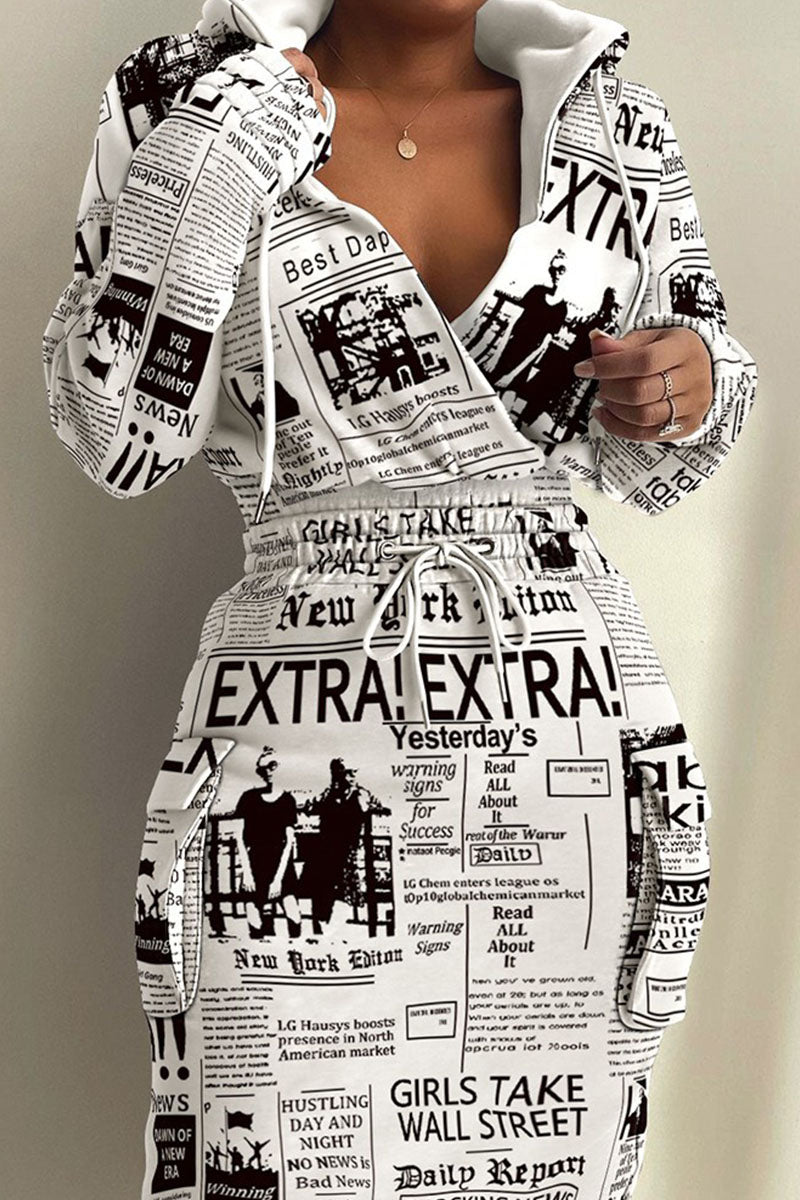 She Cute Hooded Sweatshirt Dress