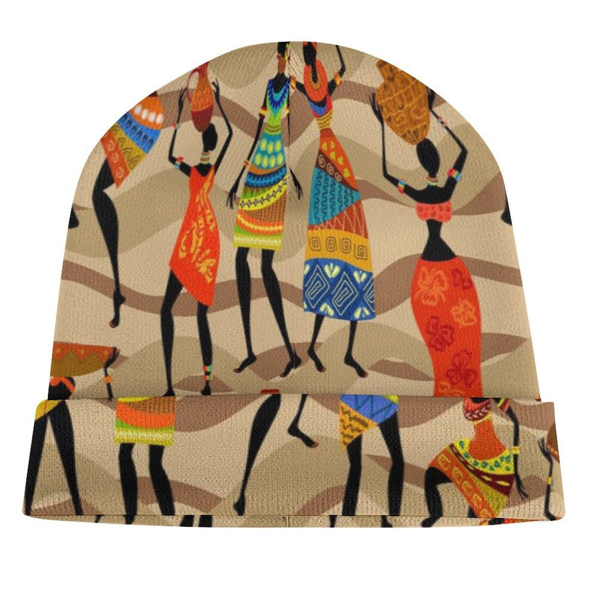 African Culture Knit Beanie