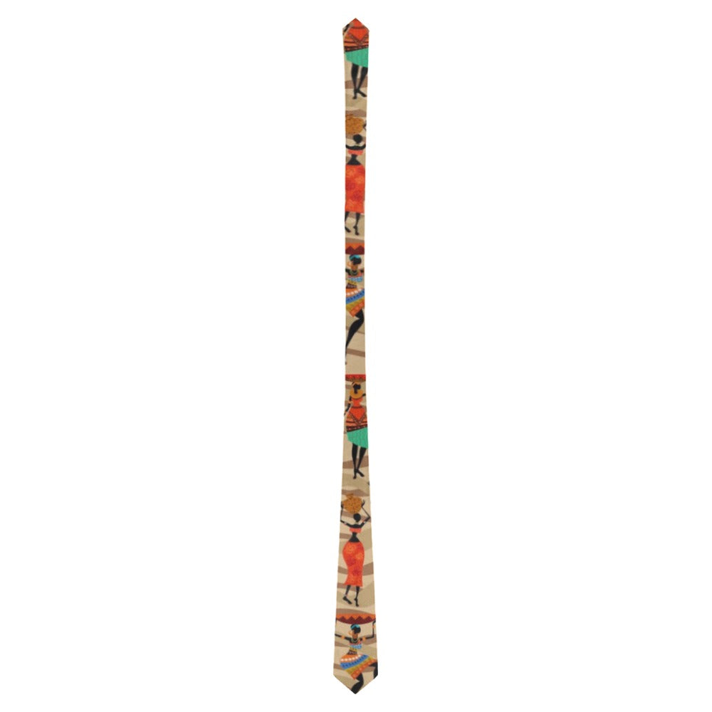 African Hustle Culture Necktie