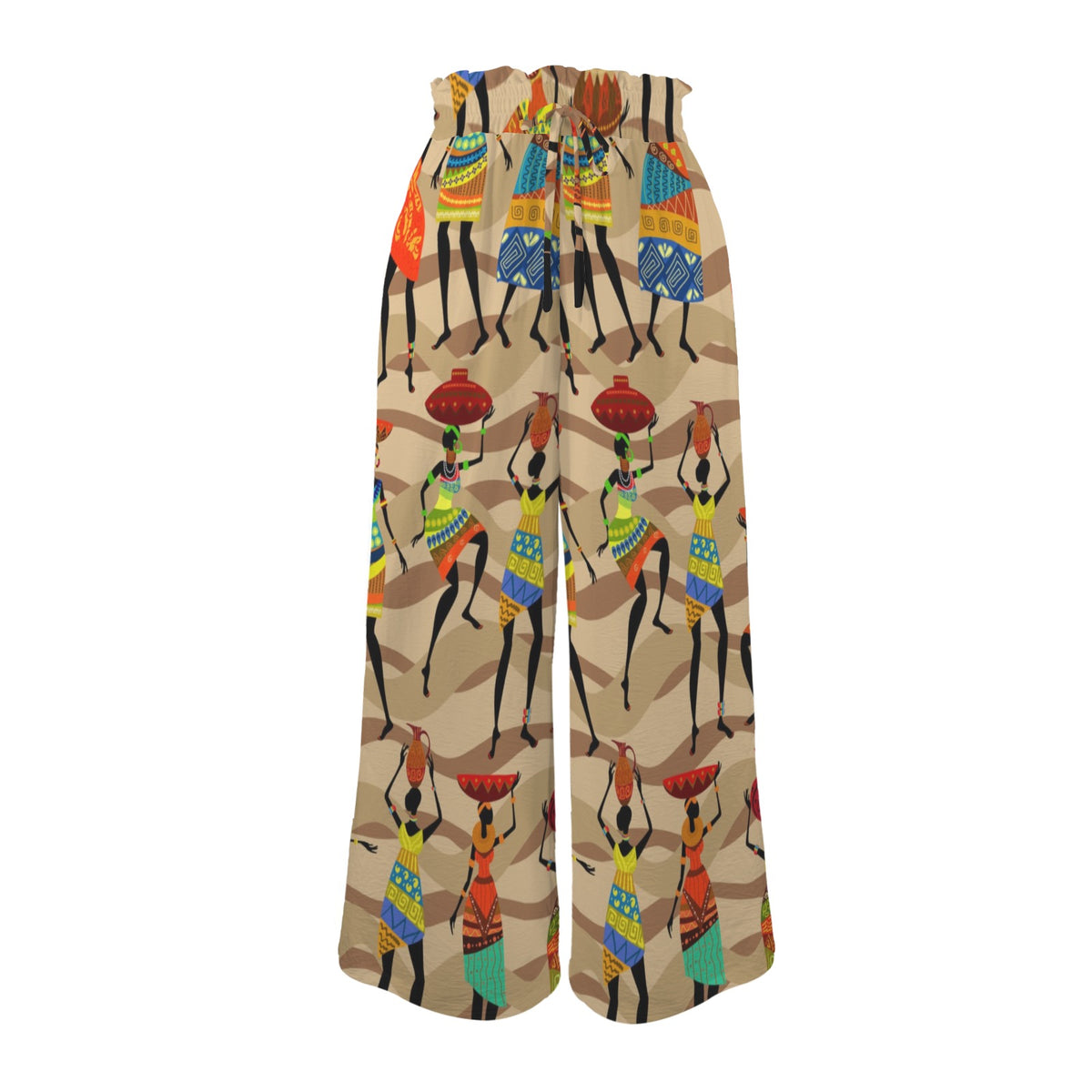 African Hustle Culture Wide Leg Pants