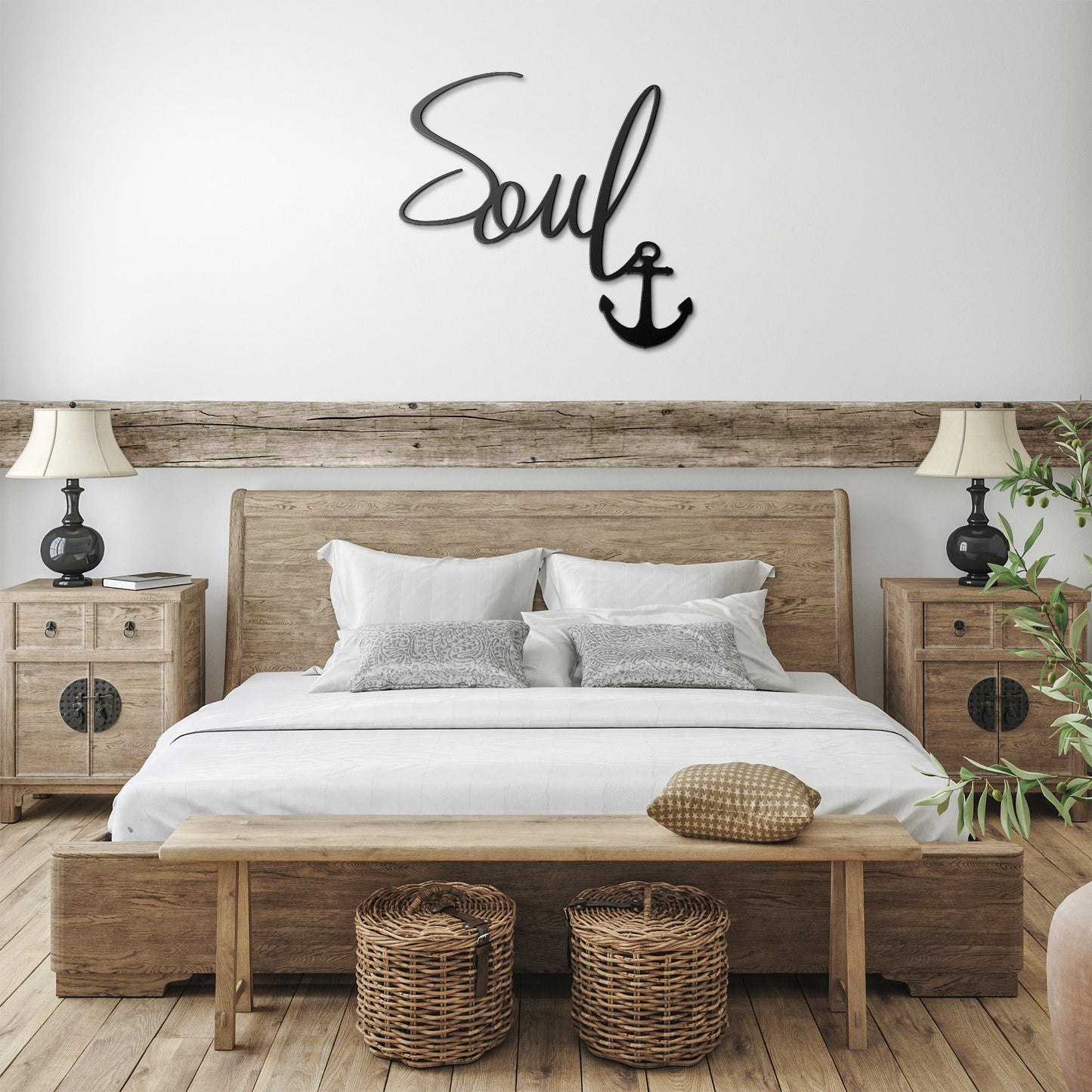 Anchored Soul Metal Wall Art