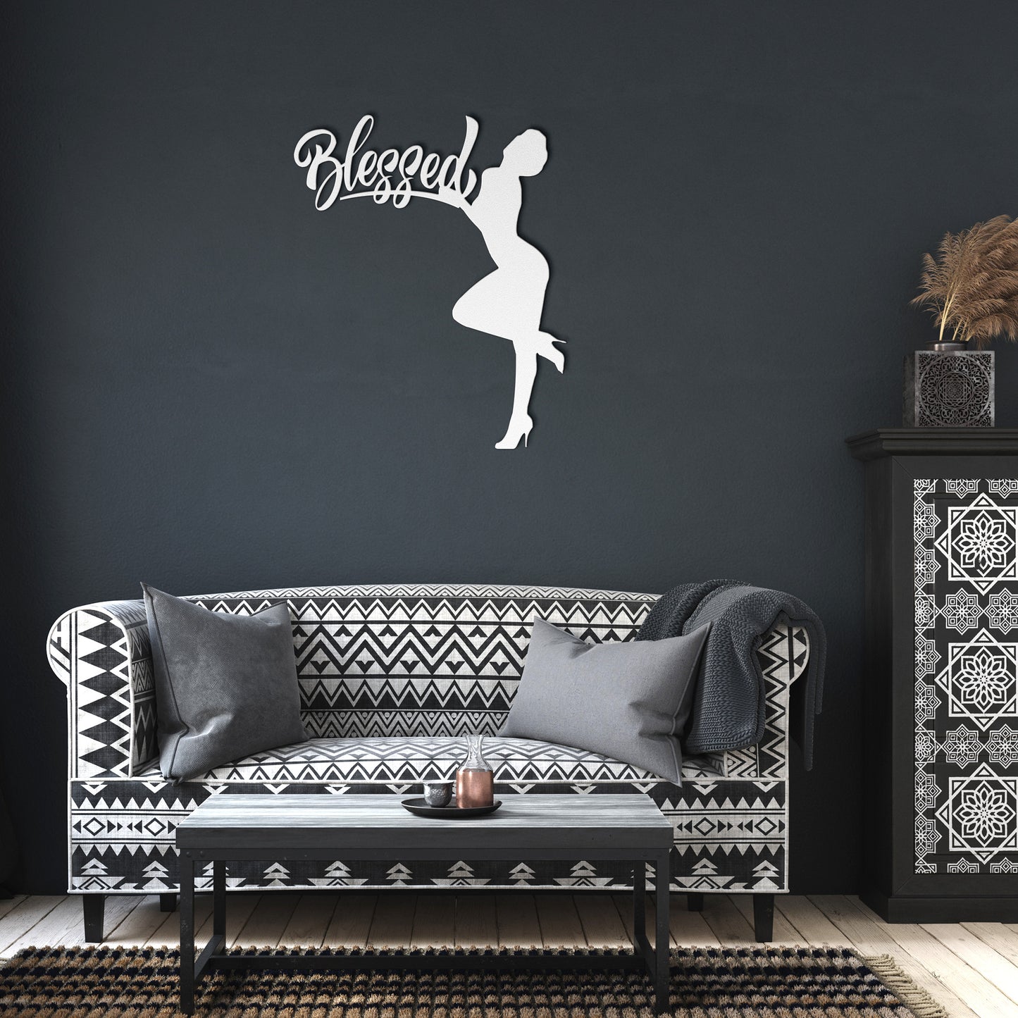 Blessed Lady Metal Wall Art