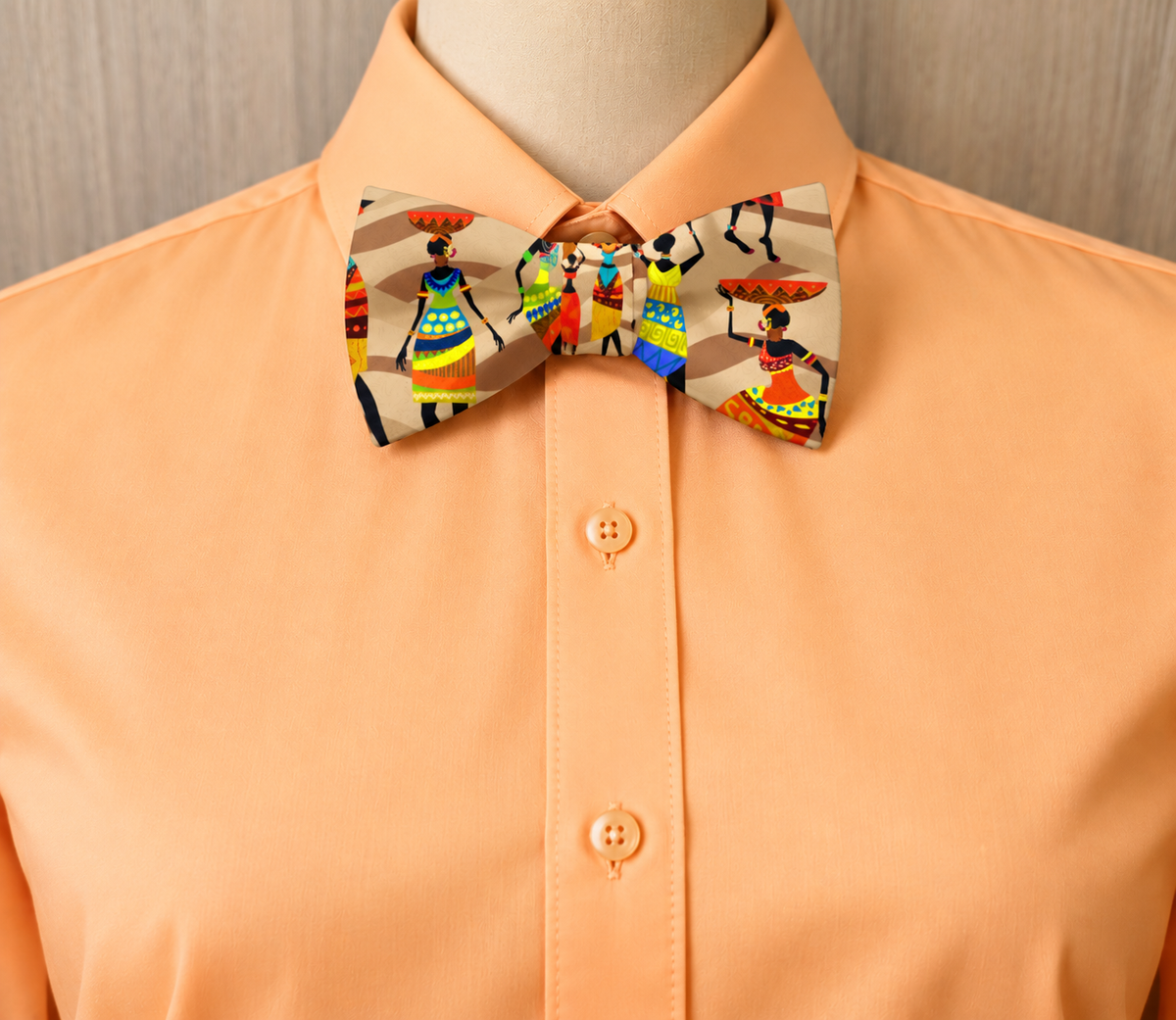 African Hustle Culture Bow Tie