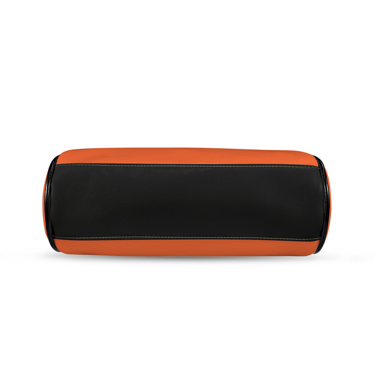 Solid Orange Kisslock Handbag